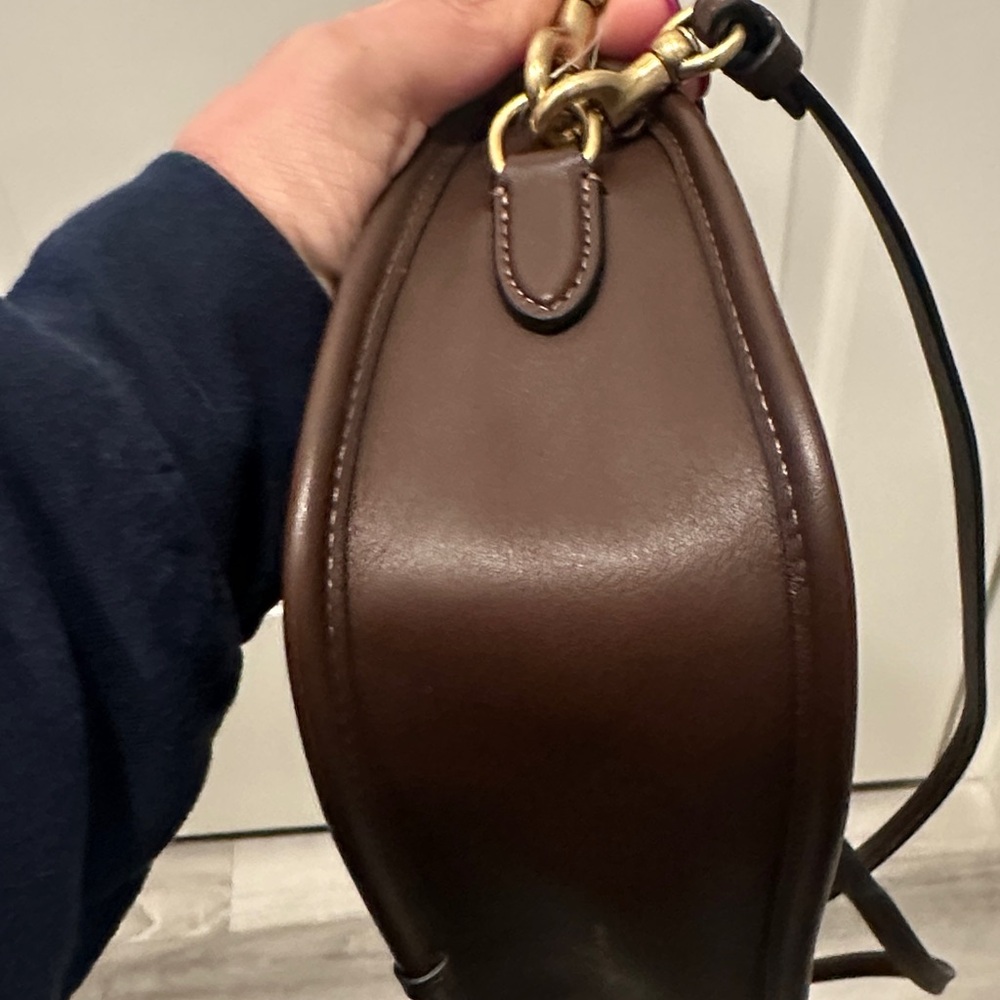 Coach Waverly Maple Brown Crossbody Bag - Picture 3 of 8